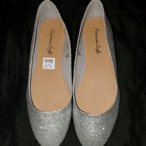 Payless glitter flats NWT